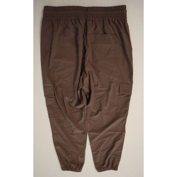 Old Navy Women's Sz M Brown High-Waisted StretchTech Cargo Jogger Pants - Picture 2 of 9